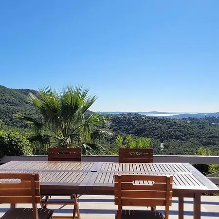 Natural Beauty - View Of Les Maures And The Sea